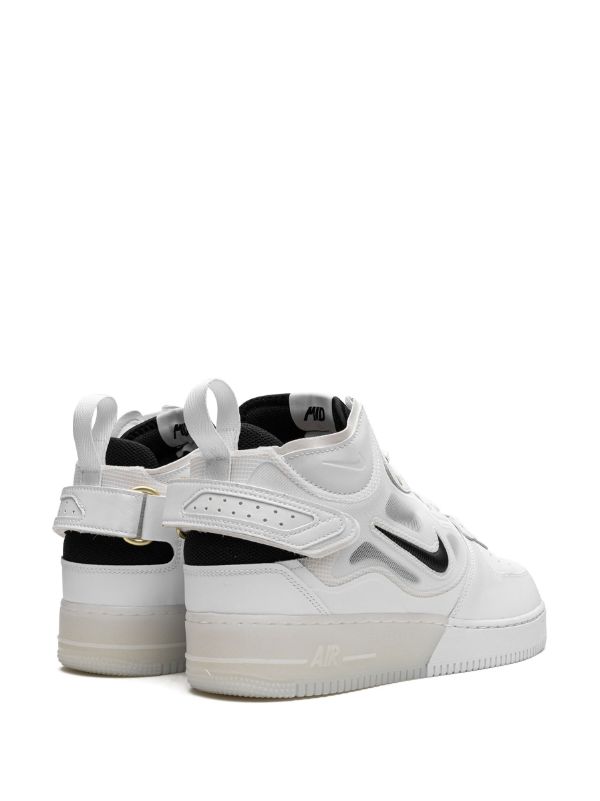 Nike Air Force 1 Mid React White Black DQ7668-100