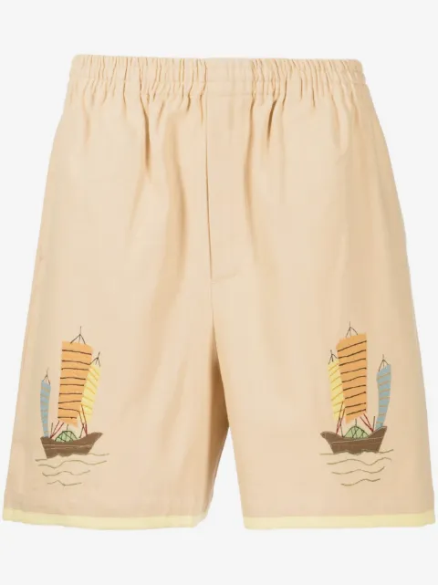 BODE bermudas con ilustración estampada 
