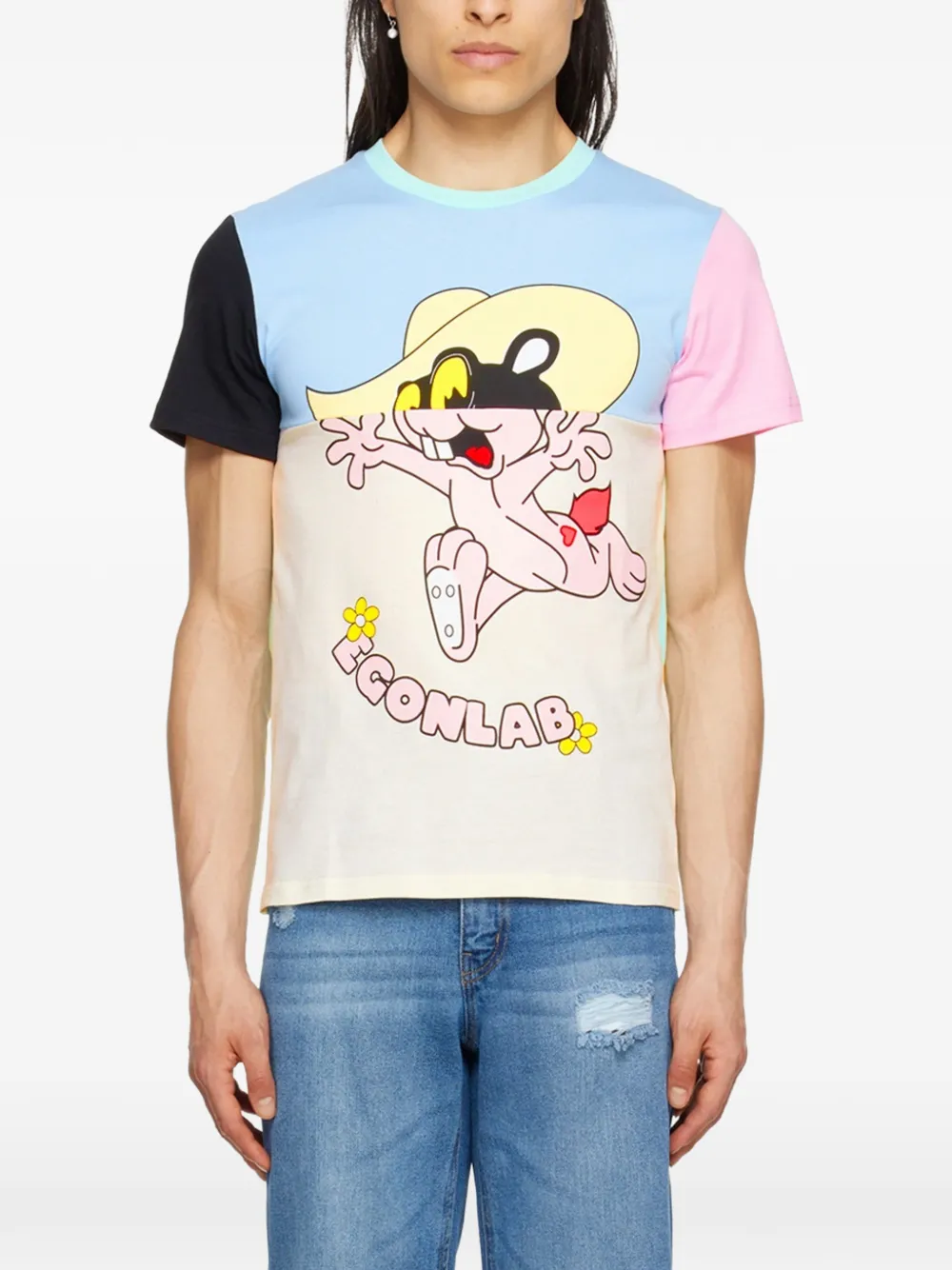 EGONlab. Hysteric printed T-shirt - Blu