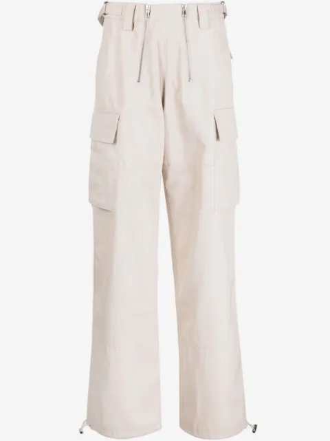 GmbH logo-patch chino trousers 