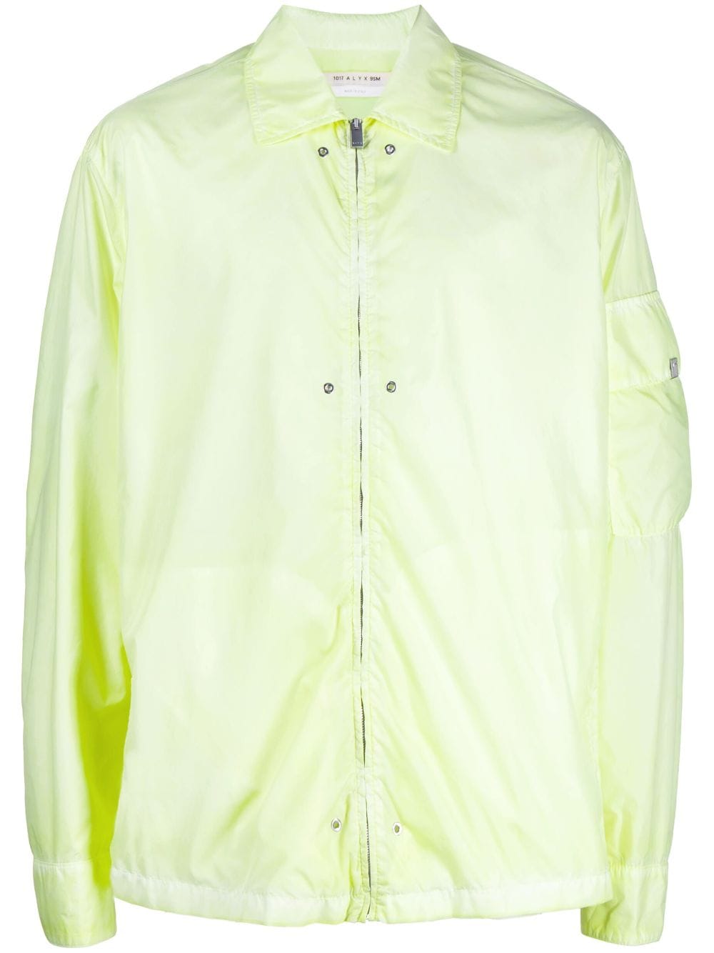 Alyx Zip-up Lightweight Jacket In Green