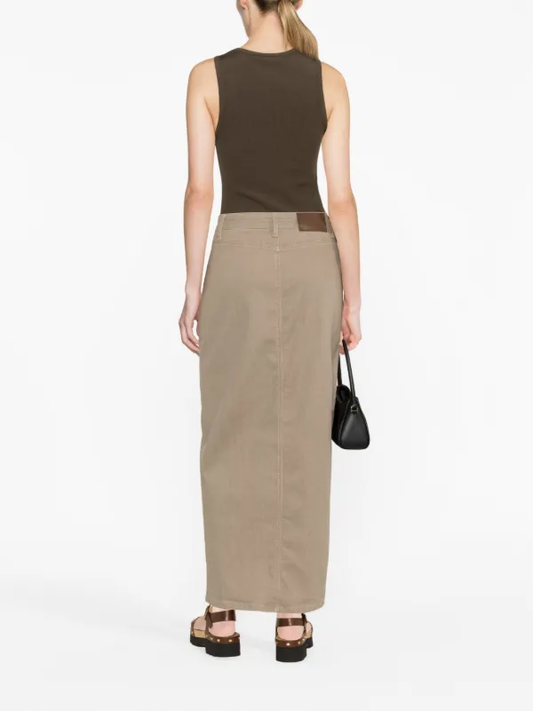 Armani denim cheap pencil skirt