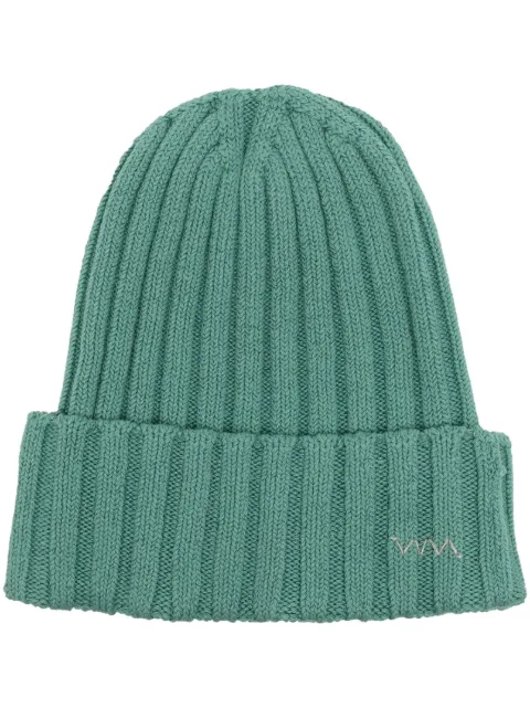 visvim ribbed-knit embroidered beanie 