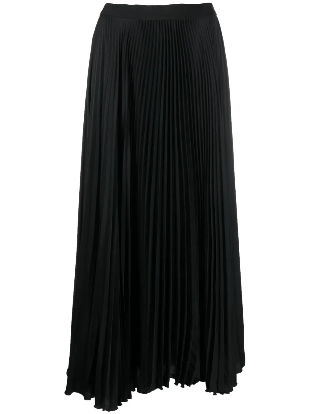 Pierantonio Gaspari Fully-pleated Mid-length Skirt In Black