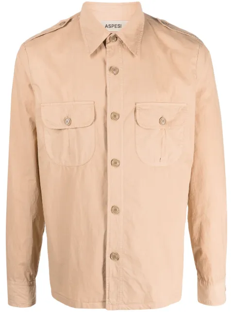 ASPESI camisa manga larga con botones