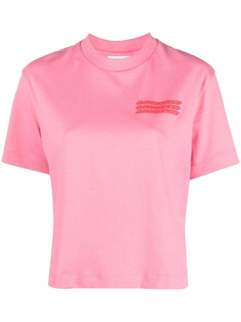 Lacoste - logo-print cotton T-shirt