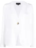 Emporio Armani cut-out detail blazer - White