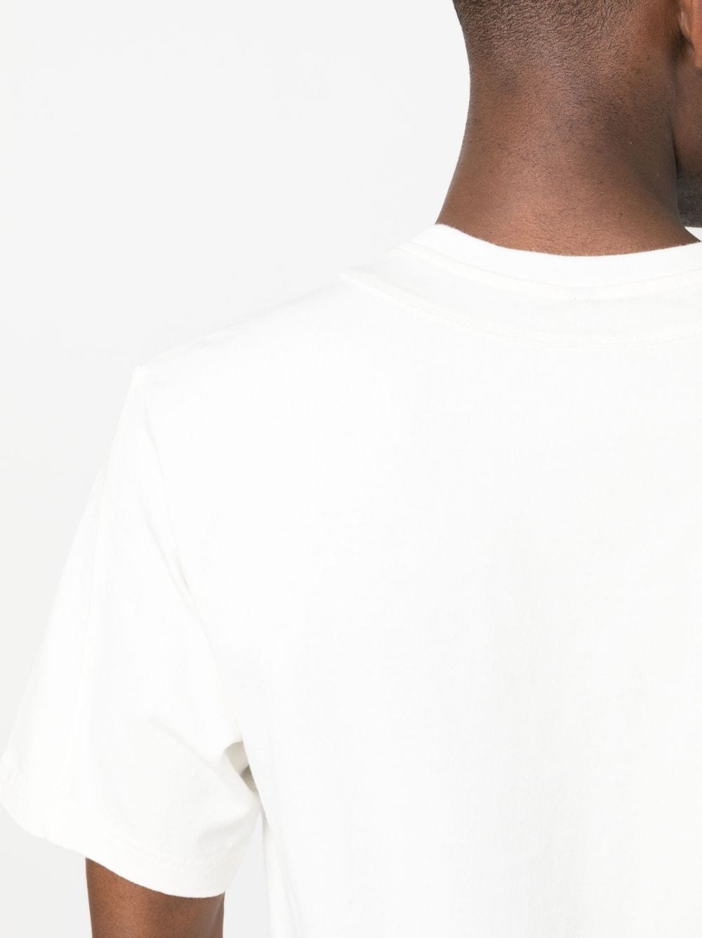 Shop Gr10k Short-sleeve Cotton T-shirt In White