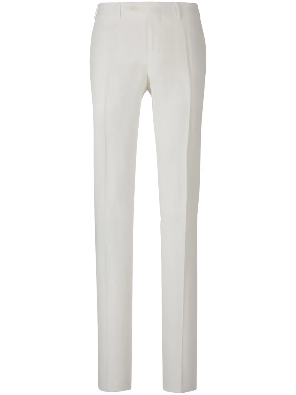 linen tailored trousers