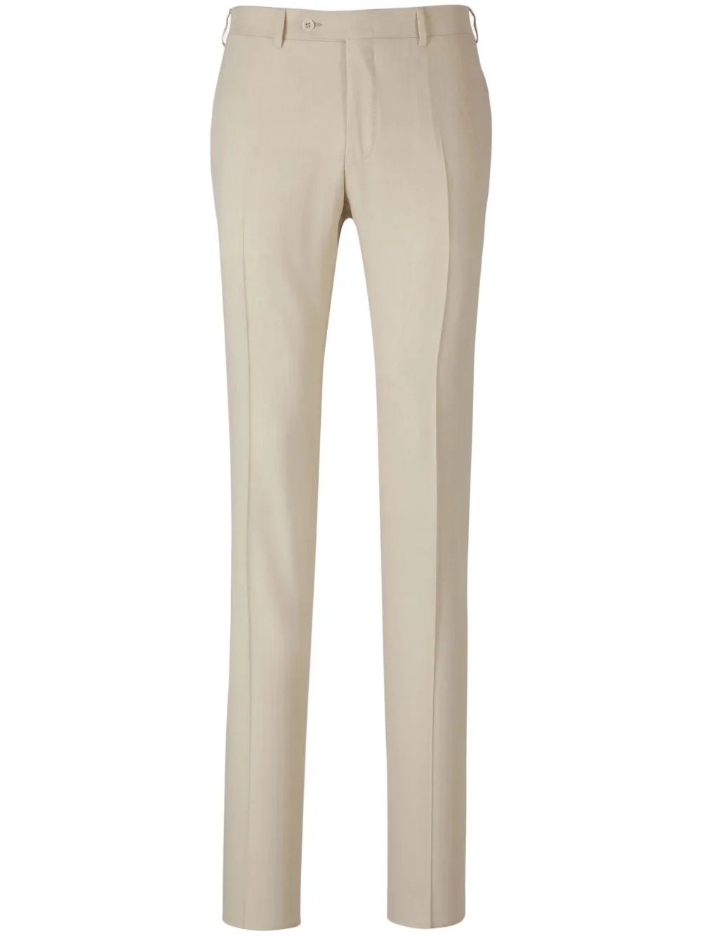 creased tailored trousers