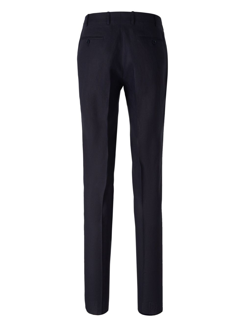 Canali Linnen broek - Blauw