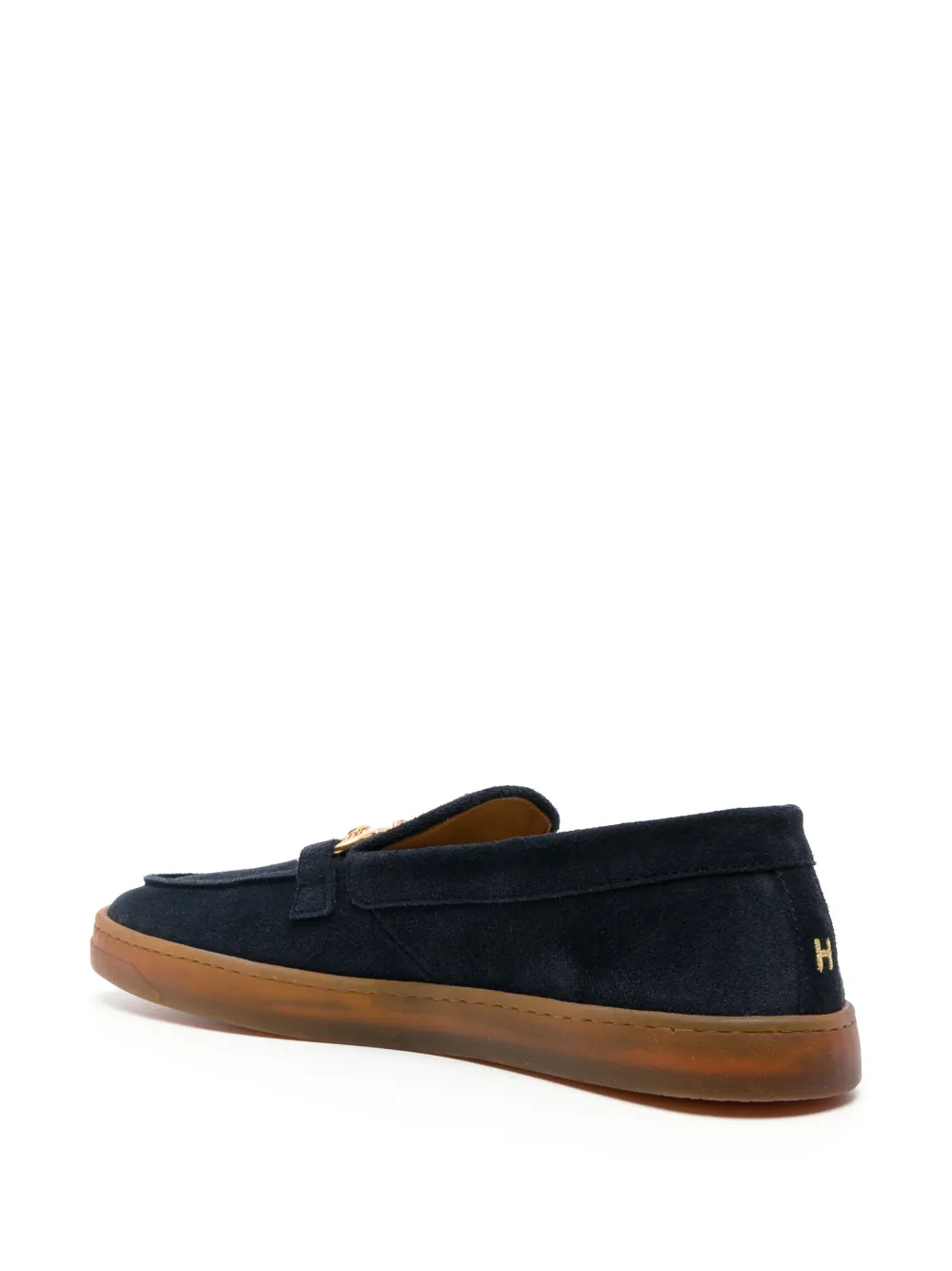 Henderson Baracco Slipon Suede Loafers In Blue ModeSens