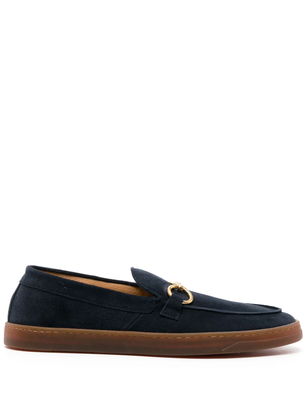 Henderson Baracco Slipon Suede Loafers In Blue ModeSens