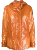 Colmar high-shine logo-patch jacket - Orange