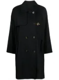 Fay double-breasted trench coat - Black