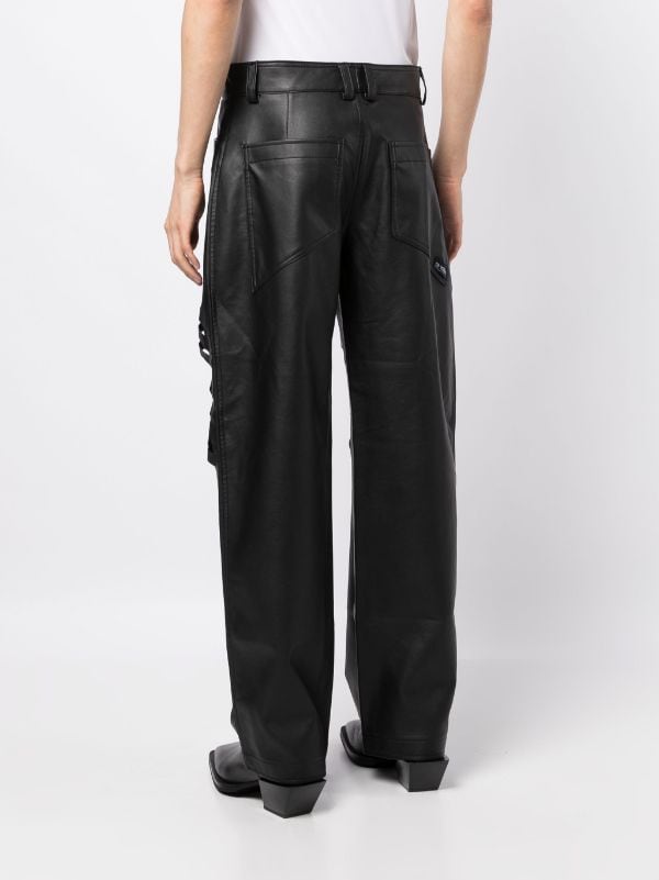 AV Vattev laser-cut straight-leg Trousers - Farfetch