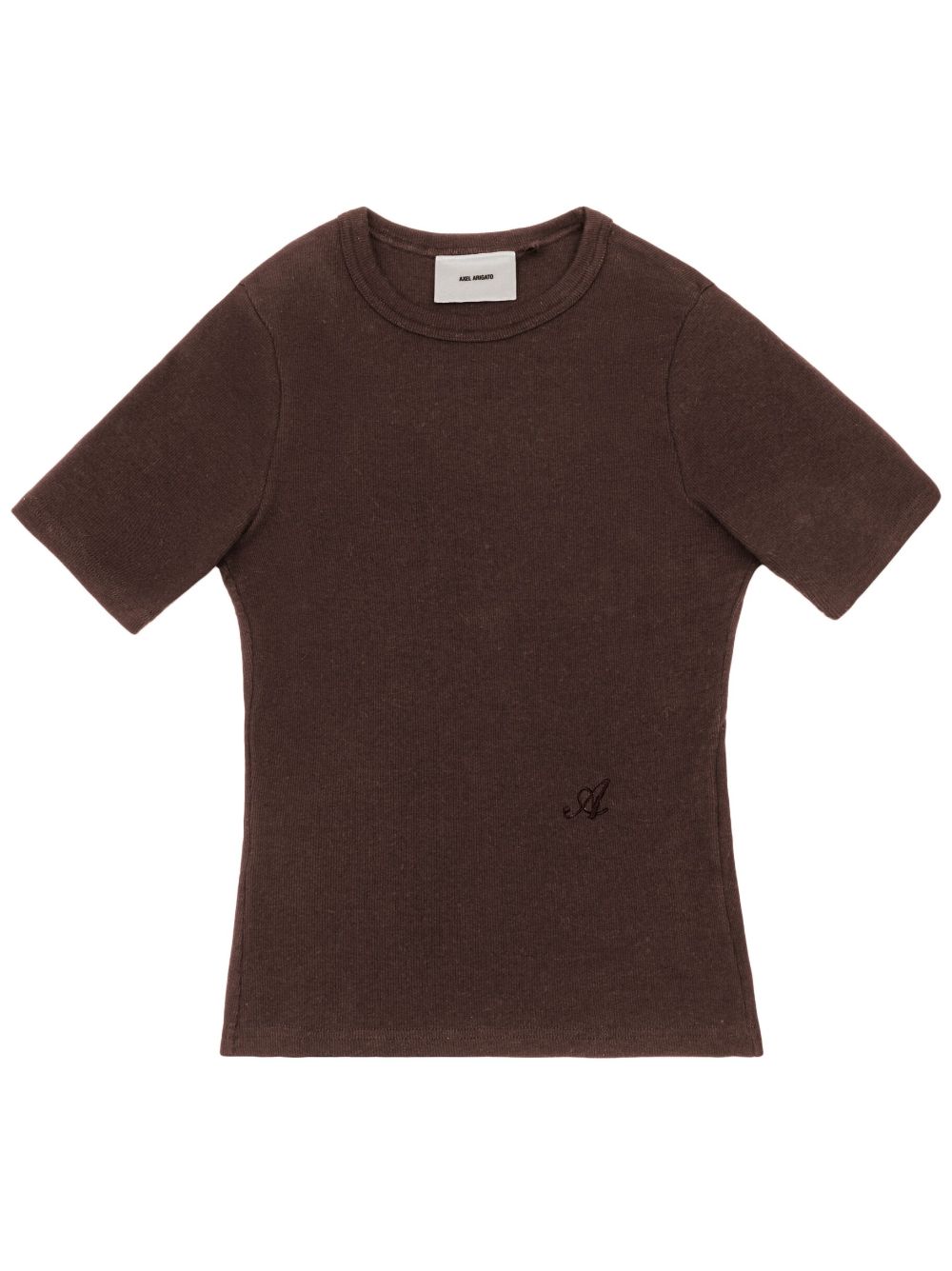 logo-embroidered T-shirt