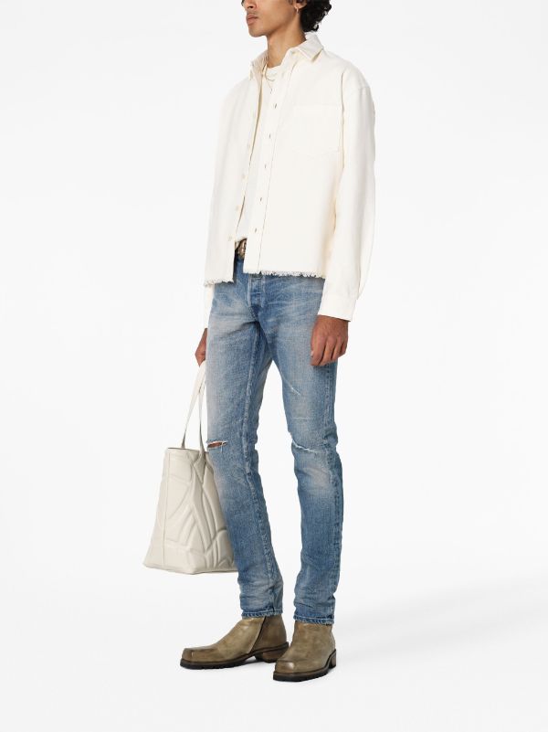 John Elliott Solid Hemi Buttoned Shirt - Farfetch