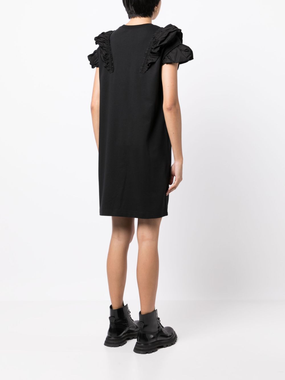 JNBY ruffled-detailed short-sleeved dress Women