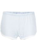 Courrèges cotton short shorts - Blue