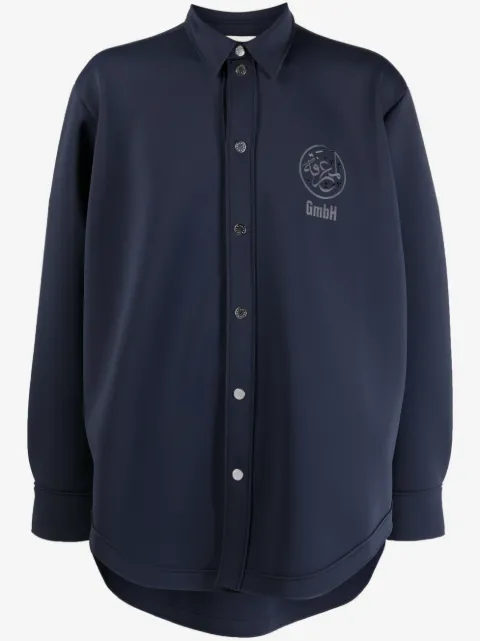 GmbH logo-print recycled nylon shirt 