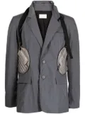 Craig Green Packable single-breasted blazer - Grey