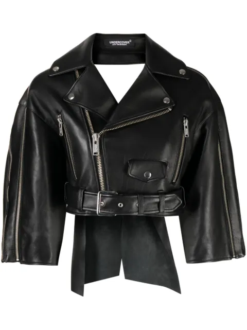 Undercover cut-out biker jacket