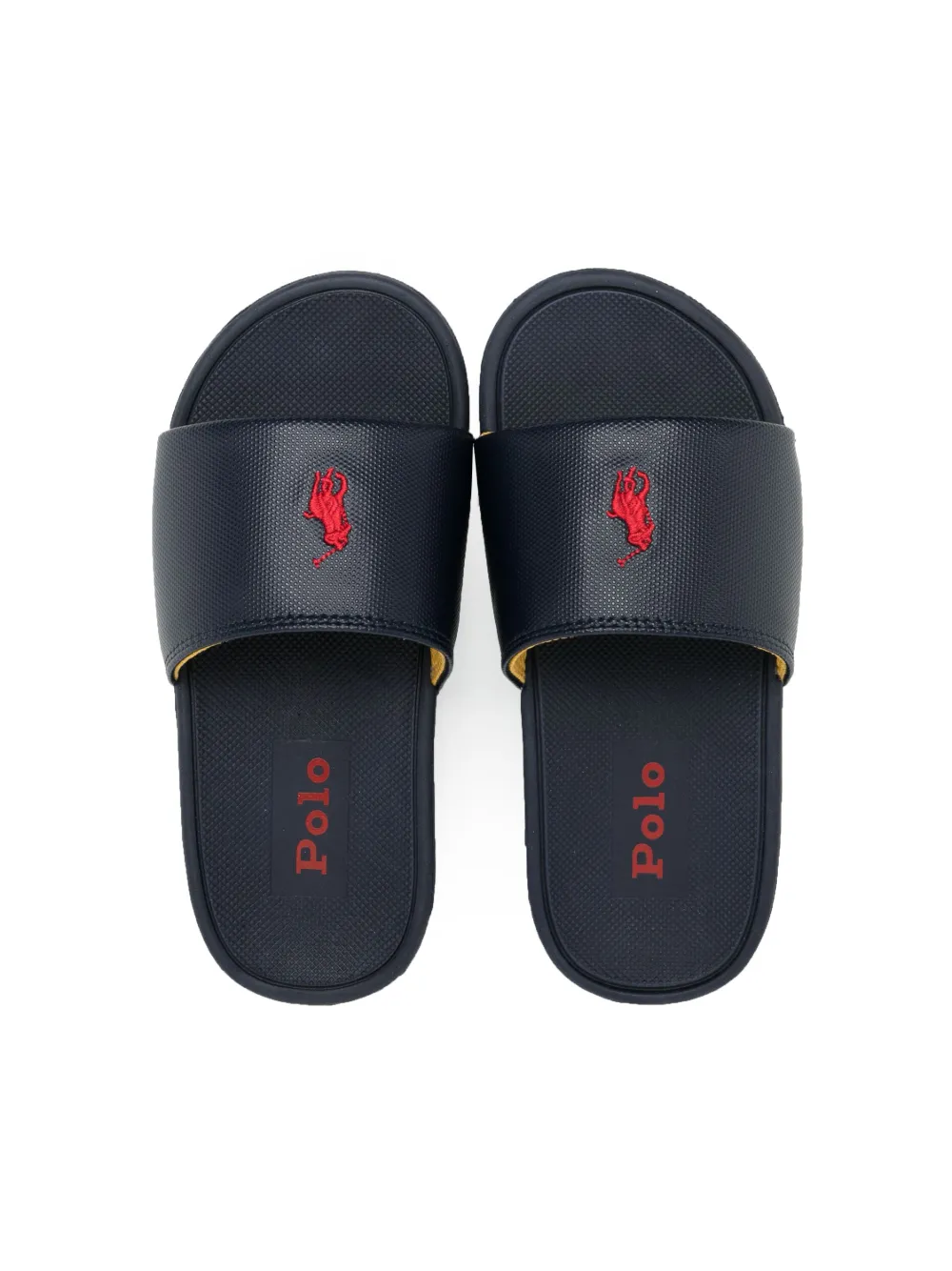 POLO RALPH LAUREN KIDS Sandalen met geborduurd logo Blauw