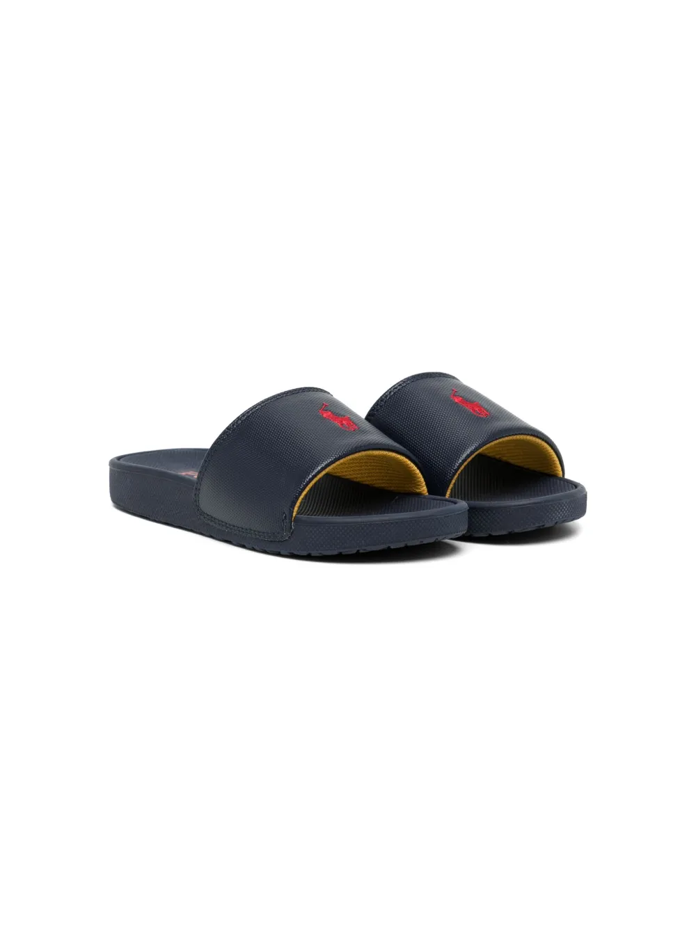 POLO RALPH LAUREN KIDS Sandalen met geborduurd logo Blauw