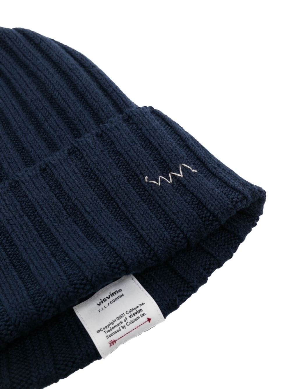 visvim Ribgebreide muts - Blauw