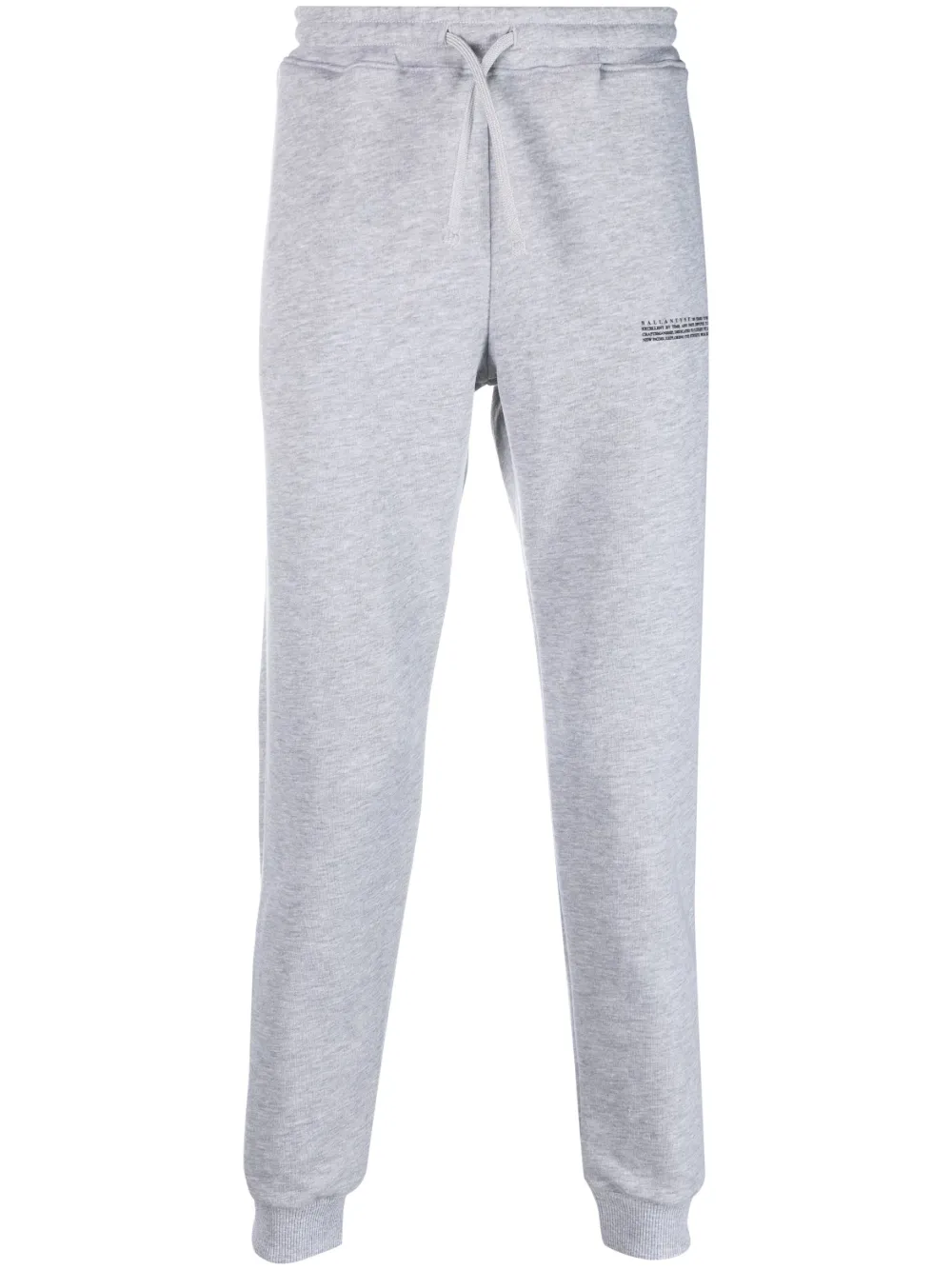 Ballantyne slogan-print drawstring-waistband track pants - Grey