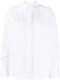Lorena Antoniazzi long-sleeved cotton shirt - White