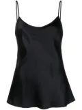 Lorena Antoniazzi V-neck slip top - Black