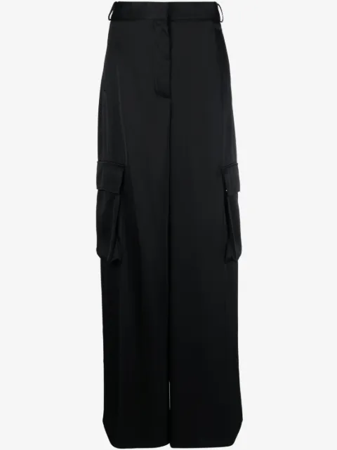 Versace wide-leg cargo trousers