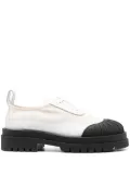 Plan C canvas lace-up shoes - Neutrals