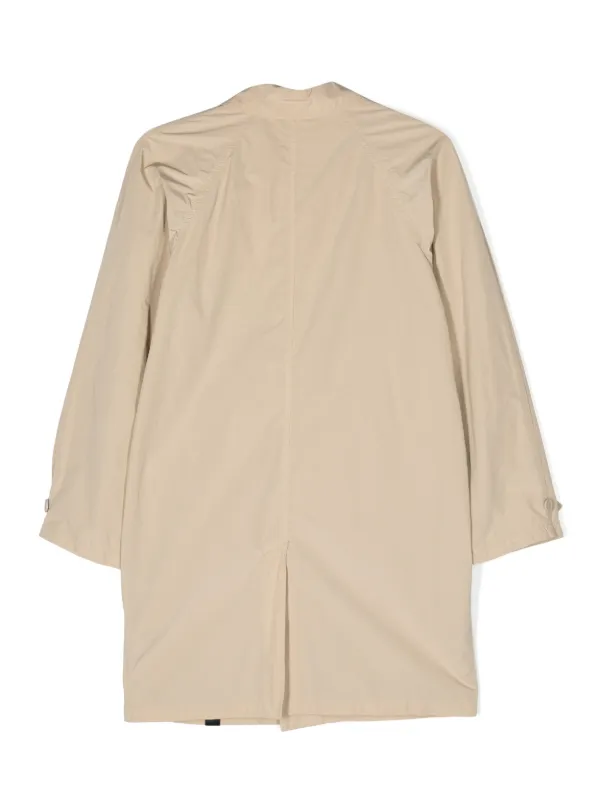 Aspesi Kids two-pocket Trench Coat Neutrals FARFETCH IN