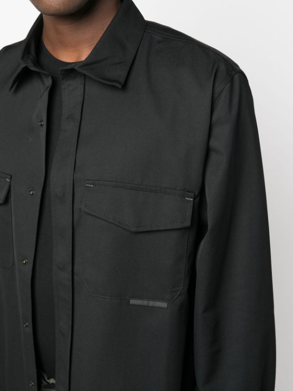 GR10K flap-pocket long-sleeve Shirt - Farfetch