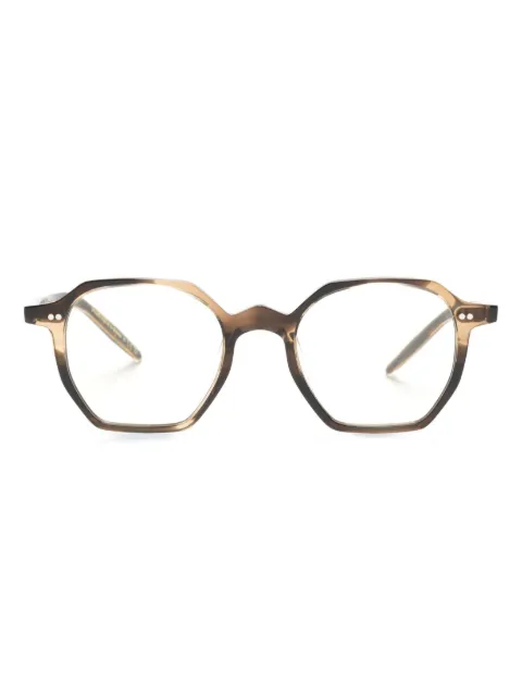 Oliver Peoples clip-on lenses square-frame sunglasses