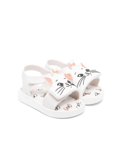 Mini Melissa sandales imprimées à bout ouvert