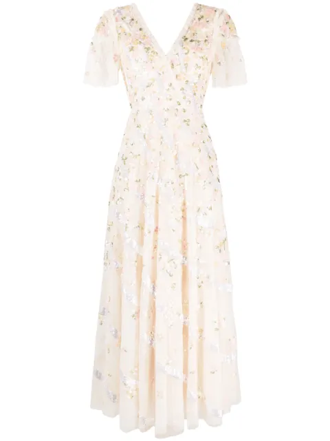 Needle & Thread Ausgestelltes Kleid mit Pailletten