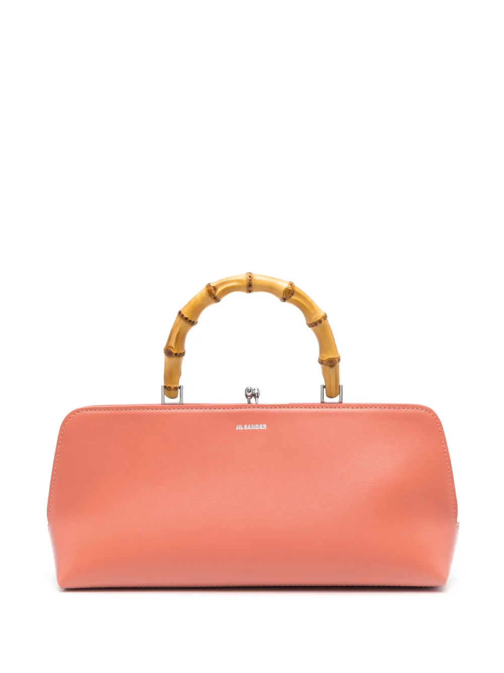 Jil Sander Small Goji Bamboo Tote Bag In Pink