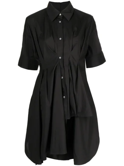 Robe asymétrique à manches courtes - JNBY - Modalova