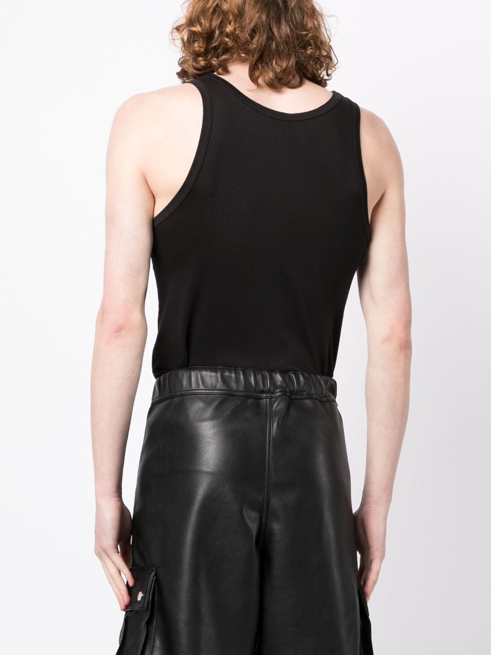 Shop Gmbh Knee-length Cargo Shorts In Black