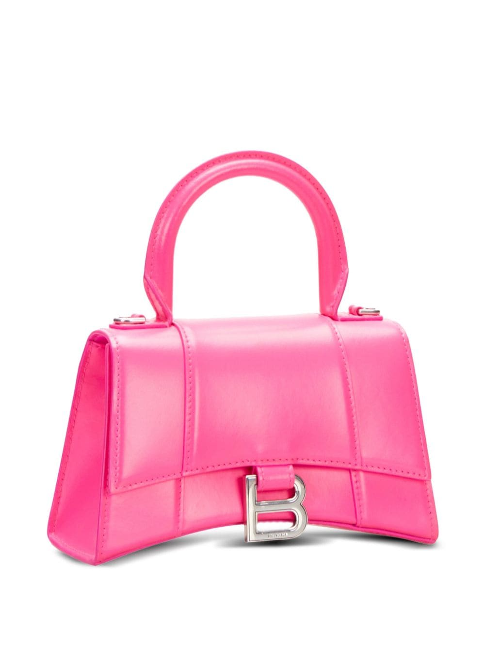 Pre-owned Balenciaga Mini Hourglass Handbag In Pink
