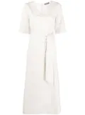 Lorena Antoniazzi belted midi dress - Neutrals
