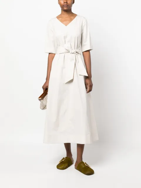 Lorena Antoniazzi belted midi dress E2359AB28B3434 - 1
