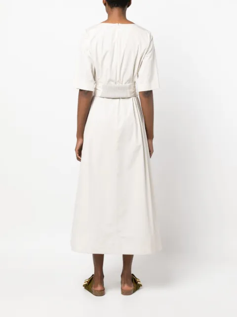 Lorena Antoniazzi belted midi dress E2359AB28B3434 - 3
