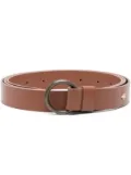 Lorena Antoniazzi star-embellished leather belt - Brown