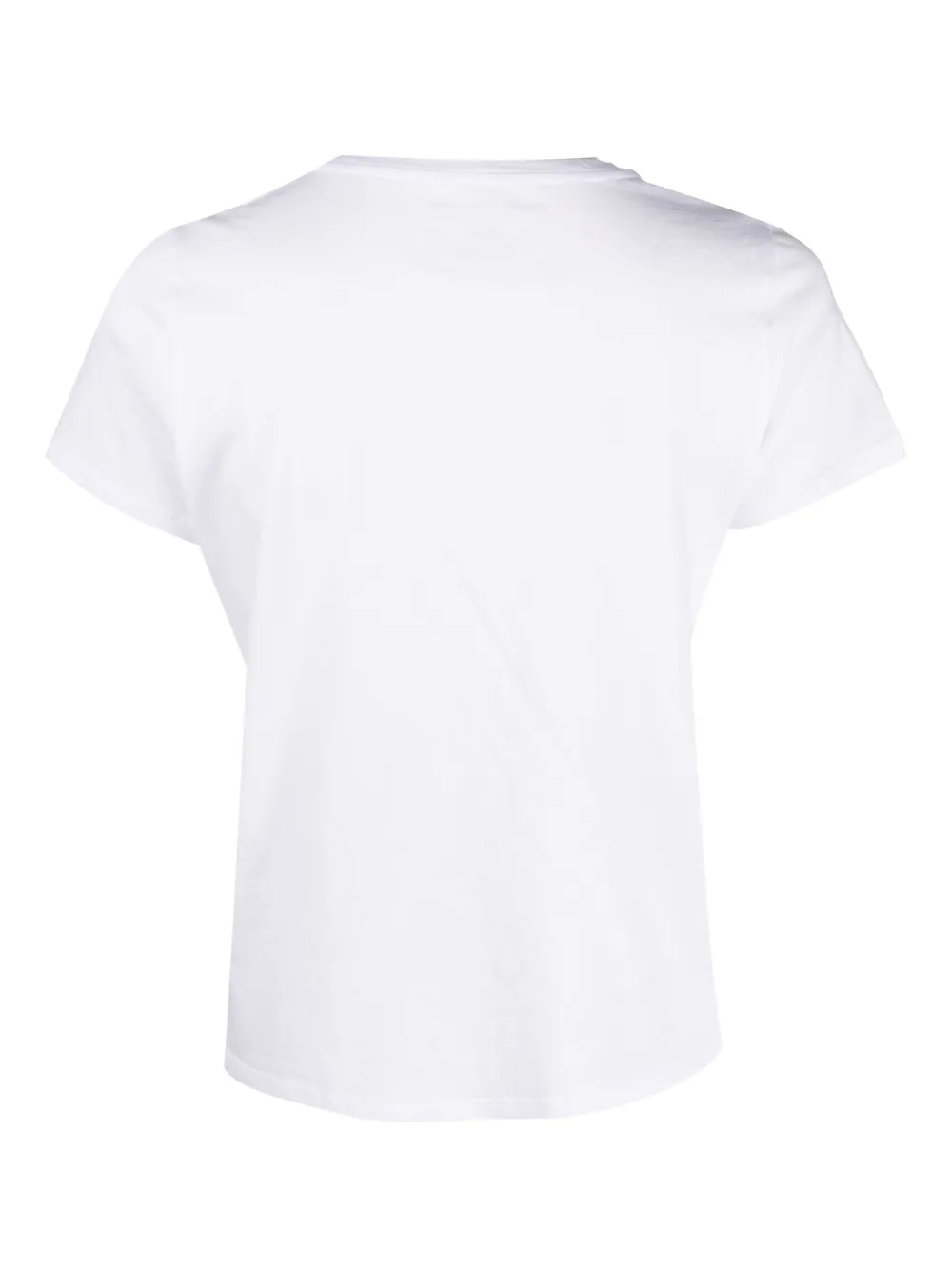 Majestic Filatures T-shirt met V-hals - Wit