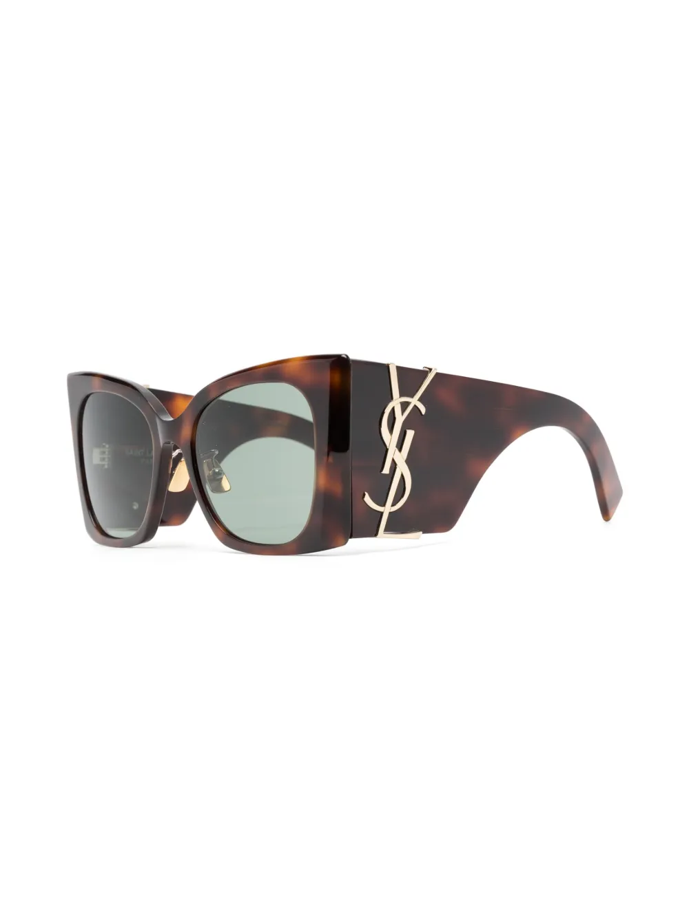 Saint Laurent Eyewear Zonnebril met cat-eye montuur - Bruin